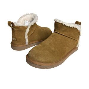 Koolaburra by UGG Chestnut Shearling Ankle Boots Womens Size 8